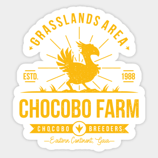 Chocobo Farm Sticker